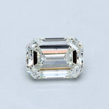 1.5 Carat Emerald - Natural Diamond - 1.45 - J - SI1 - VG - EX - EX - Diamonds By Rothschild