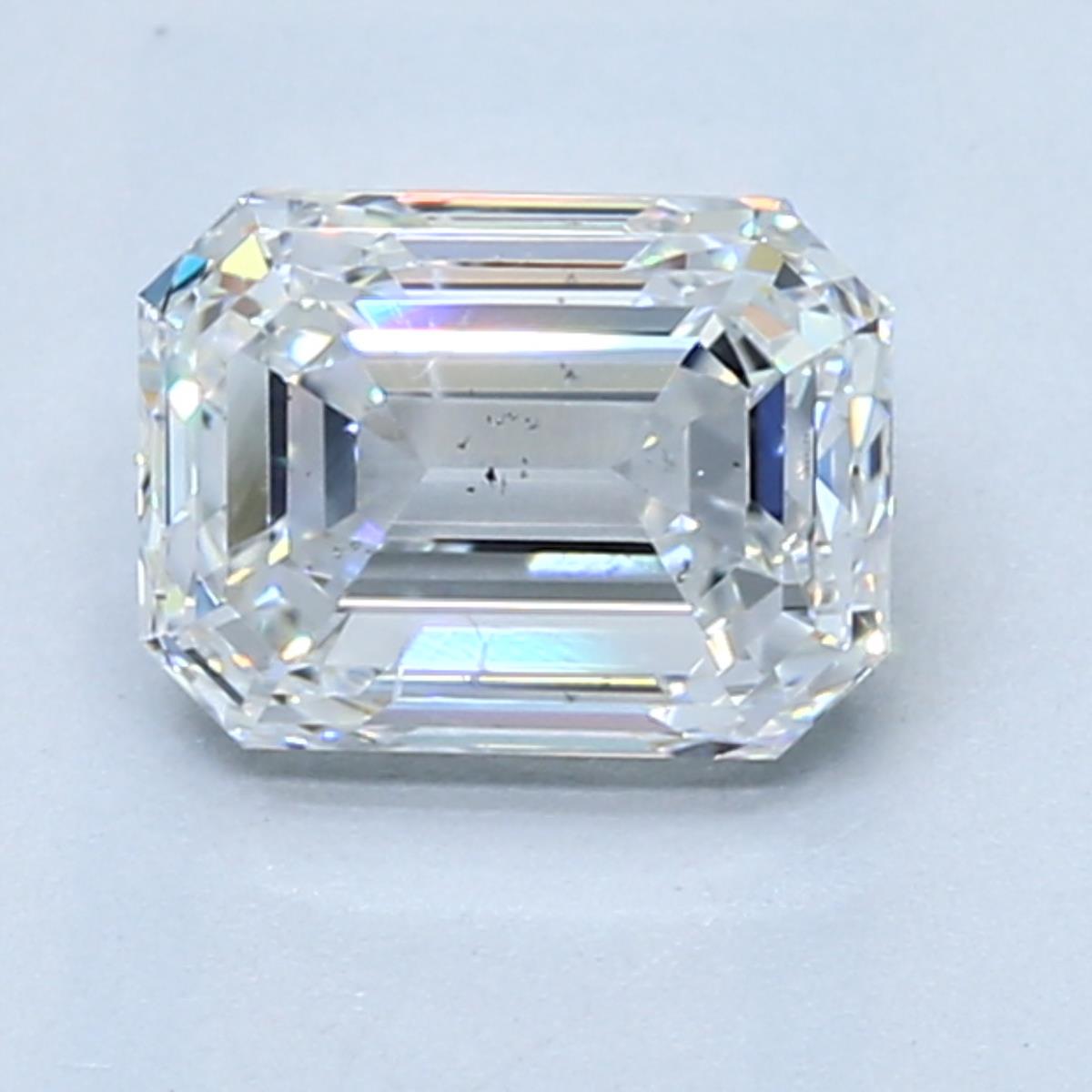 1.5 Carat Emerald - Natural Diamond - 1.5 - E - SI1 - EX - VG - Diamonds By Rothschild