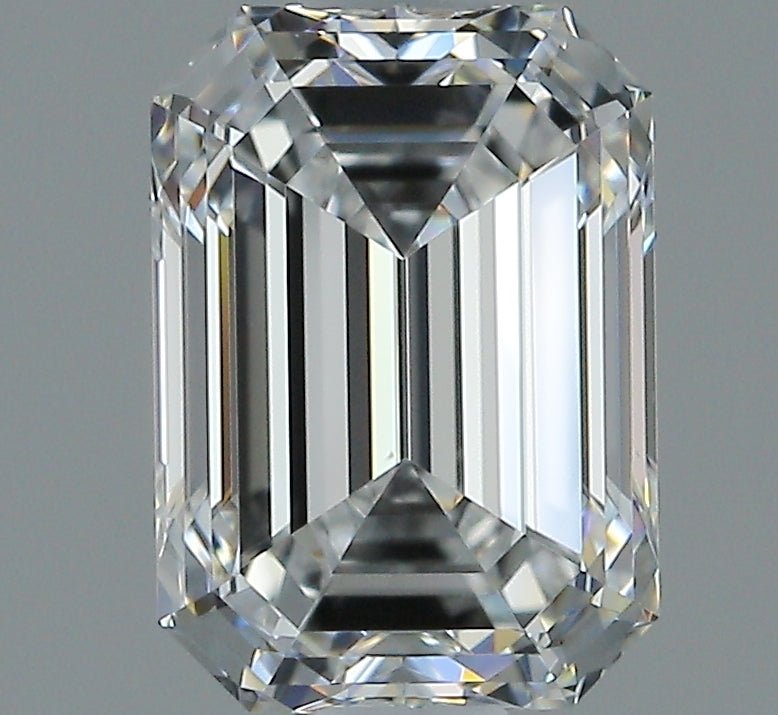 1.5 Carat EMERALD - Natural Diamond - 1.5 - F - VS1 - VG - EX - EX - Diamonds By Rothschild