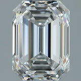 1.5 Carat EMERALD - Natural Diamond - 1.5 - F - VVS2 - EX - EX - Diamonds By Rothschild