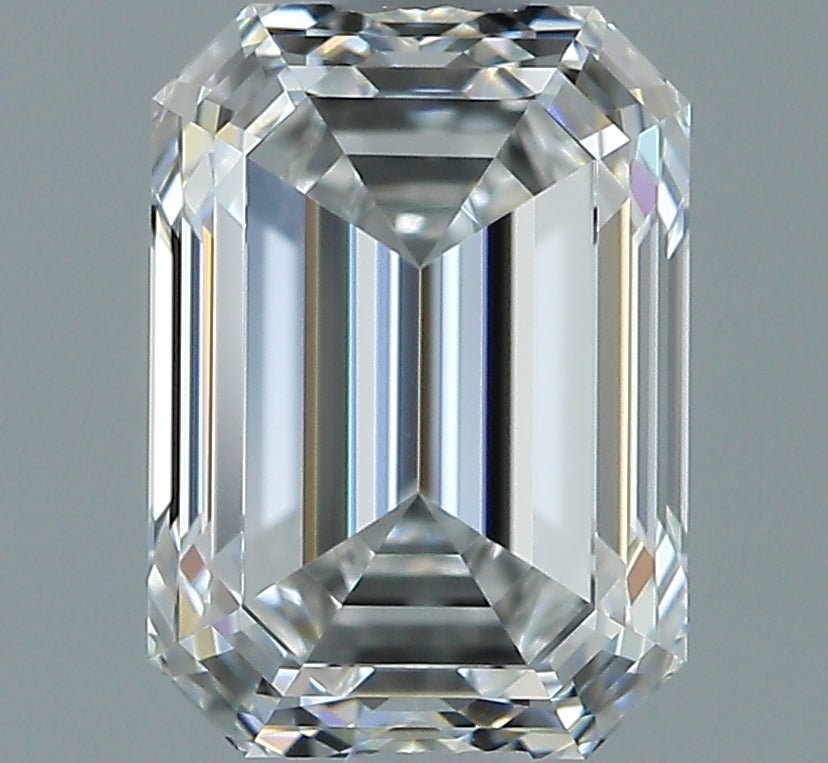 1.5 Carat EMERALD - Natural Diamond - 1.5 - F - VVS2 - EX - EX - Diamonds By Rothschild