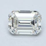 1.5 Carat EMERALD - Natural Diamond - 1.5 - I - VVS2 - VG - EX - EX - Diamonds By Rothschild