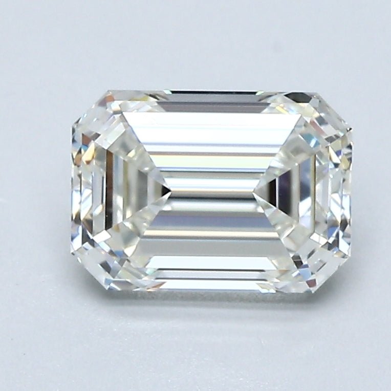 1.5 Carat EMERALD - Natural Diamond - 1.5 - I - VVS2 - VG - EX - EX - Diamonds By Rothschild