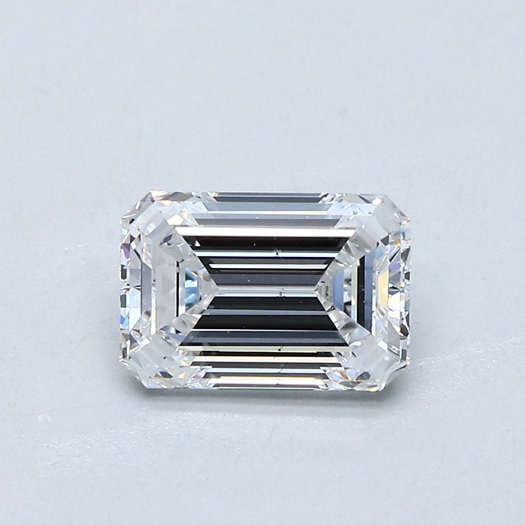 1.5 Carat Emerald - Natural Diamond - 1.51 - D - SI1 - VG - EX - VG - Diamonds By Rothschild