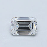 1.5 Carat Emerald - Natural Diamond - 1.51 - D - SI1 - VG - EX - VG - Diamonds By Rothschild