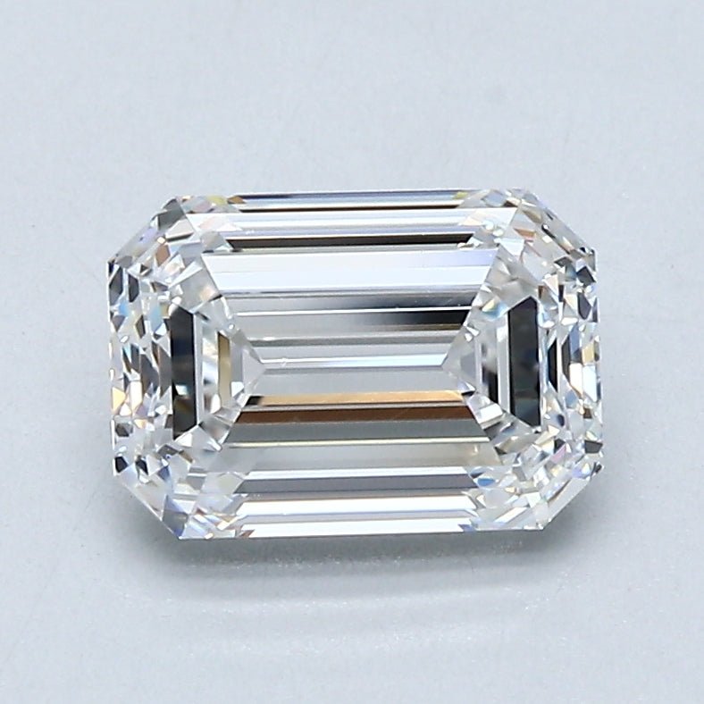 1.5 Carat Emerald - Natural Diamond - 1.51 - E - VVS1 - VG - EX - VG - Diamonds By Rothschild