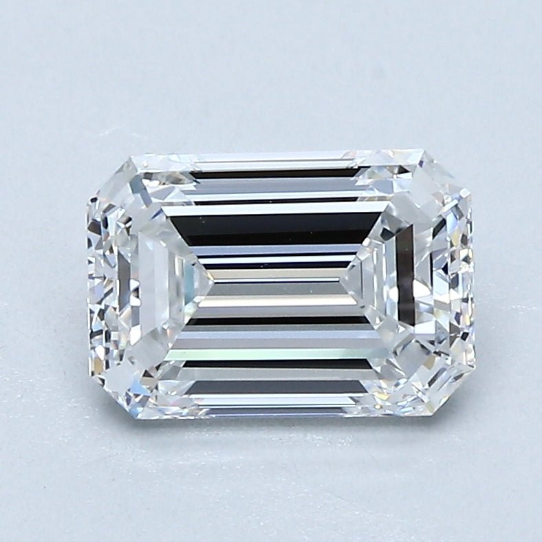 1.5 Carat Emerald - Natural Diamond - 1.51 - E - VVS2 - VG - EX - VG - Diamonds By Rothschild