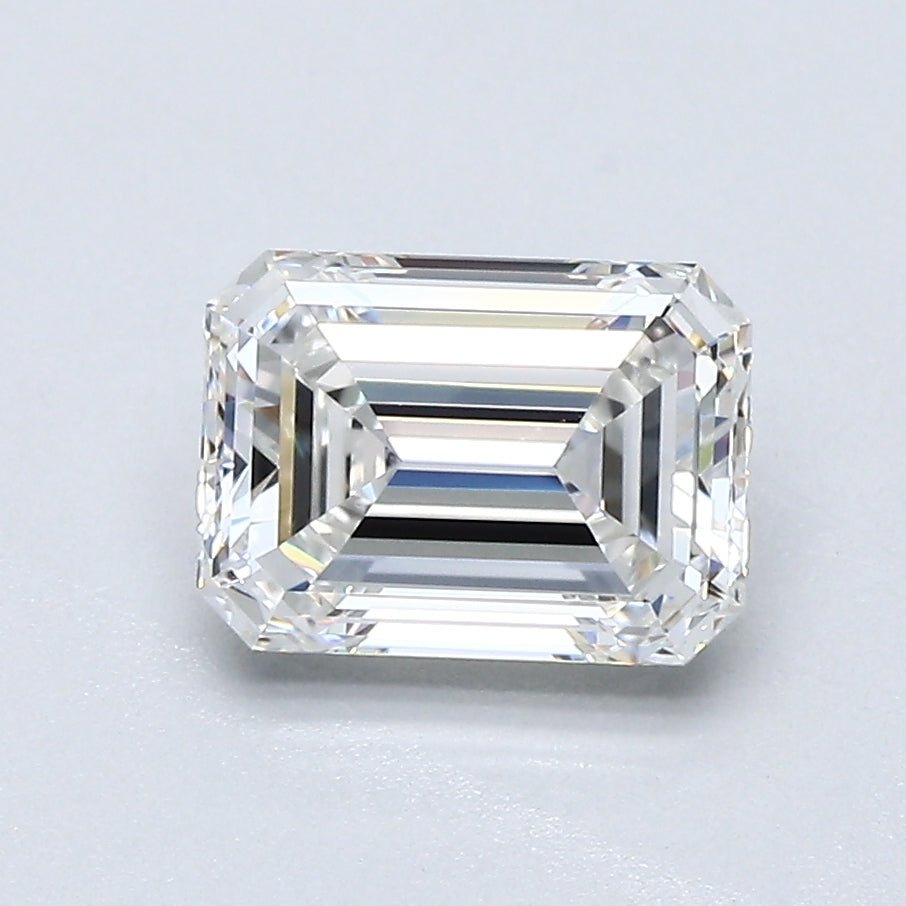 1.5 Carat Emerald - Natural Diamond - 1.51 - F - IF - EX - EX - VG - Diamonds By Rothschild