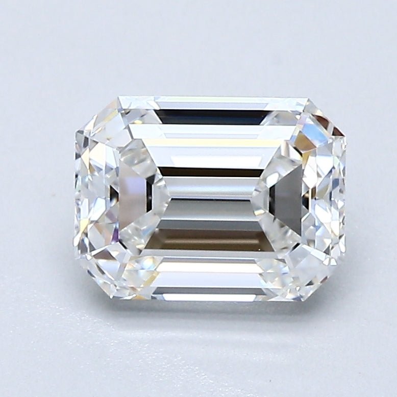 1.5 Carat Emerald - Natural Diamond - 1.51 - F - VVS2 - G - EX - EX - Diamonds By Rothschild