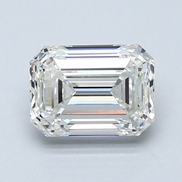 1.5 Carat EMERALD - Natural Diamond - 1.51 - H - VS2 - VG - EX - EX - Diamonds By Rothschild