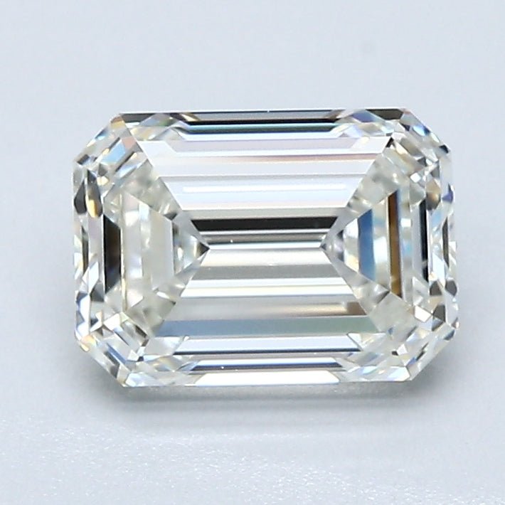 1.5 Carat EMERALD - Natural Diamond - 1.51 - J - VVS2 - EX - EX - Diamonds By Rothschild