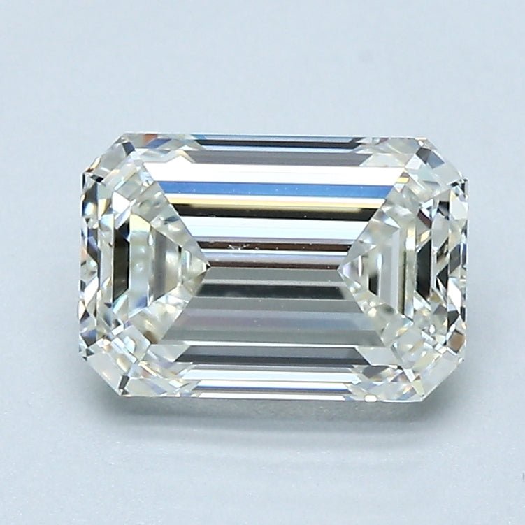 1.5 Carat Emerald - Natural Diamond - 1.52 - J - VS2 - EX - EX - Diamonds By Rothschild