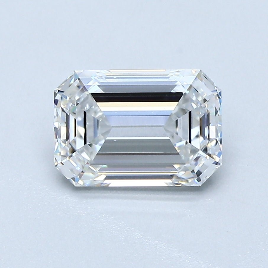 1.5 Carat Emerald - Natural Diamond - 1.55 - E - VVS1 - EX - EX - EX - Diamonds By Rothschild