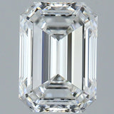 1.5 Carat Emerald - Natural Diamond - 1.58 - F - VVS2 - VG - EX - EX - Diamonds By Rothschild