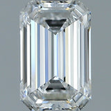 1.5 Carat EMERALD - Natural Diamond - 1.59 - D - VVS2 - EX - EX - Diamonds By Rothschild