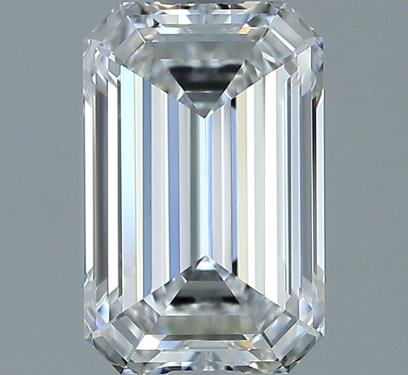 1.5 Carat EMERALD - Natural Diamond - 1.59 - D - VVS2 - EX - EX - Diamonds By Rothschild