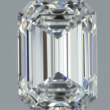 1.5 Carat Emerald - Natural Diamond - 1.6 - F - VVS2 - EX - EX - EX - Diamonds By Rothschild