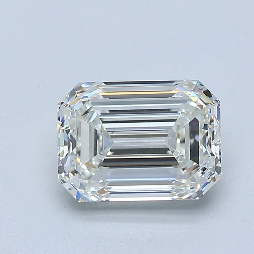 1.5 Carat Emerald - Natural Diamond - 1.6 - I - VS2 - EX - VG - Diamonds By Rothschild