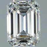 1.5 Carat EMERALD - Natural Diamond - 1.61 - H - VVS1 - VG - EX - EX - Diamonds By Rothschild