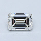 1.5 Carat Emerald - Natural Diamond - 1.61 - I - VS1 - VG - EX - VG - Diamonds By Rothschild