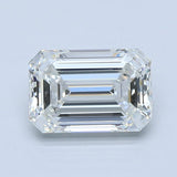 1.5 Carat Emerald - Natural Diamond - 1.62 - F - VVS1 - EX - EX - Diamonds By Rothschild