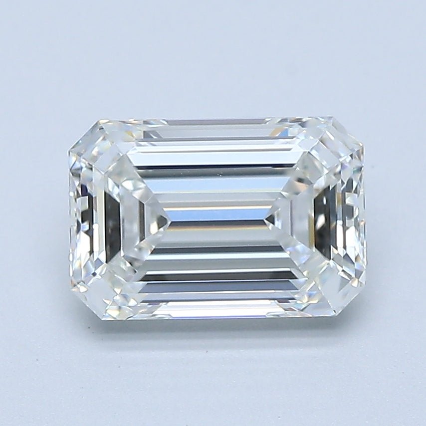 1.5 Carat Emerald - Natural Diamond - 1.62 - F - VVS1 - EX - EX - Diamonds By Rothschild