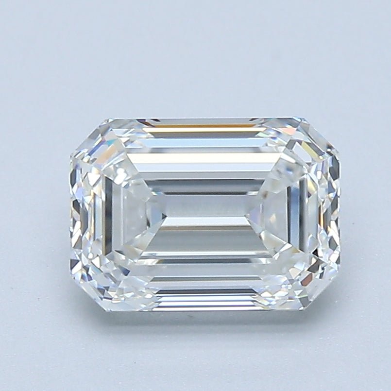 1.5 Carat Emerald - Natural Diamond - 1.67 - G - VVS2 - EX - EX - EX - Diamonds By Rothschild