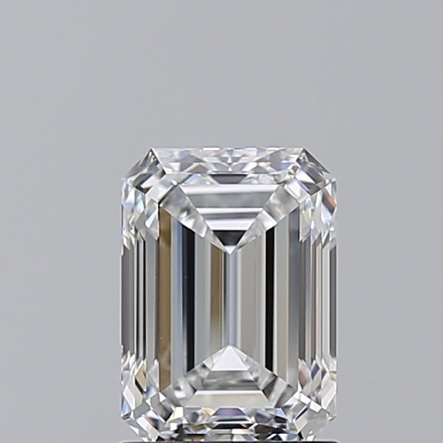 1.5 Carat Emerald - Natural Diamond - 1.7 - D - VVS2 - VG - EX - VG - Diamonds By Rothschild