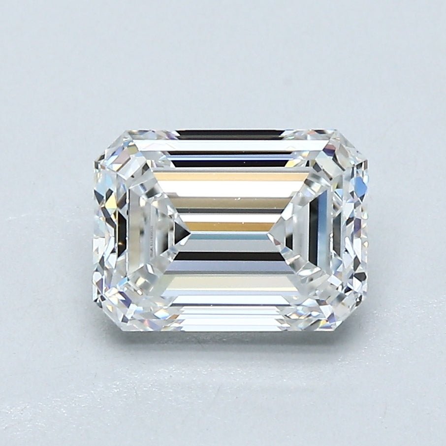 1.5 Carat Emerald - Natural Diamond - 1.7 - E - VVS1 - VG - EX - VG - Diamonds By Rothschild