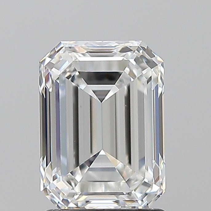 1.5 Carat Emerald - Natural Diamond - 1.7 - F - VS1 - VG - EX - VG - Diamonds By Rothschild