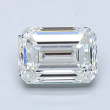 1.5 Carat Emerald - Natural Diamond - 1.7 - G - VS1 - VG - EX - EX - Diamonds By Rothschild