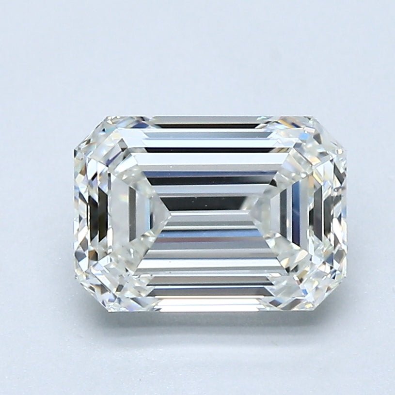 1.5 Carat Emerald - Natural Diamond - 1.7 - G - VS2 - EX - EX - Diamonds By Rothschild