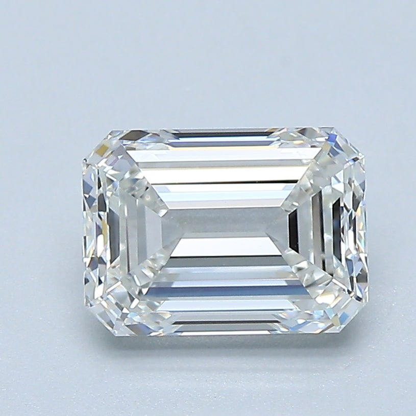 1.5 Carat Emerald - Natural Diamond - 1.7 - G - VVS2 - VG - EX - EX - Diamonds By Rothschild
