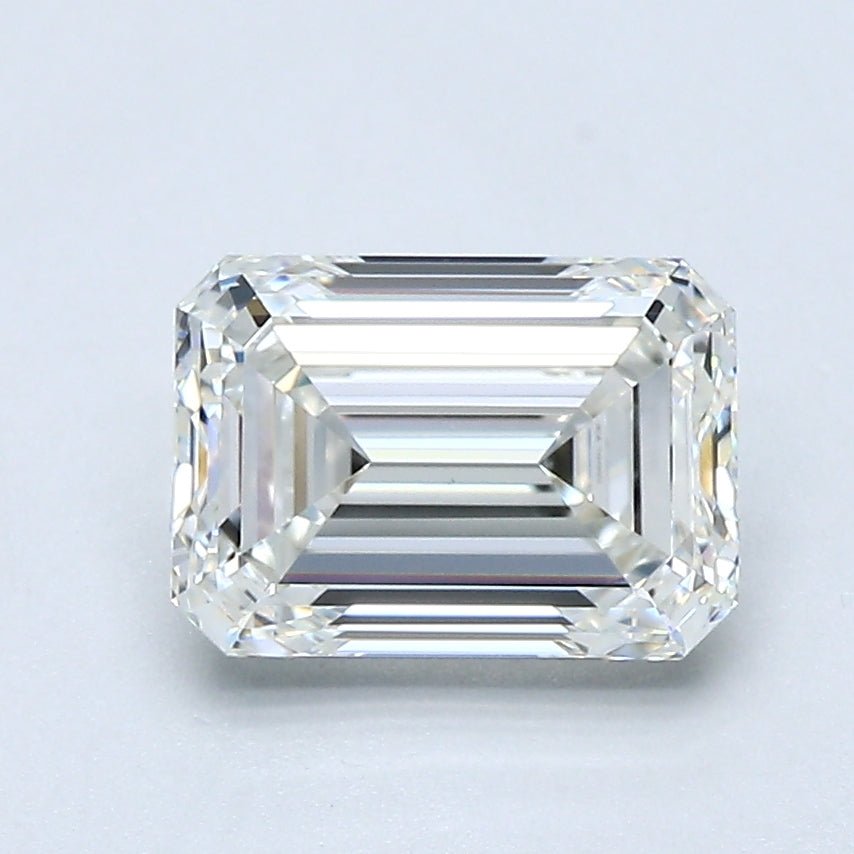 1.5 Carat Emerald - Natural Diamond - 1.7 - H - VS1 - EX - VG - Diamonds By Rothschild