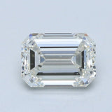 1.5 Carat Emerald - Natural Diamond - 1.7 - H - VS2 - EX - EX - EX - Diamonds By Rothschild