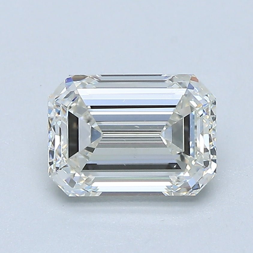 1.5 Carat Emerald - Natural Diamond - 1.7 - H - VS2 - EX - EX - EX - Diamonds By Rothschild