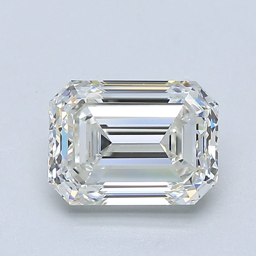 1.5 Carat Emerald - Natural Diamond - 1.7 - I - VVS2 - EX - G - Diamonds By Rothschild