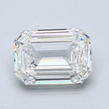 1.5 Carat Emerald - Natural Diamond - 1.71 - E - SI1 - VG - VG - VG - Diamonds By Rothschild