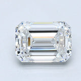 1.5 Carat Emerald - Natural Diamond - 1.71 - E - VS1 - EX - EX - Diamonds By Rothschild