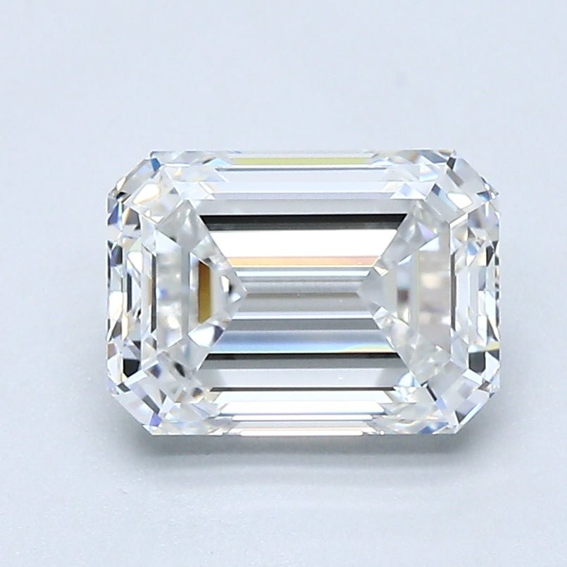 1.5 Carat Emerald - Natural Diamond - 1.71 - E - VS1 - EX - EX - Diamonds By Rothschild