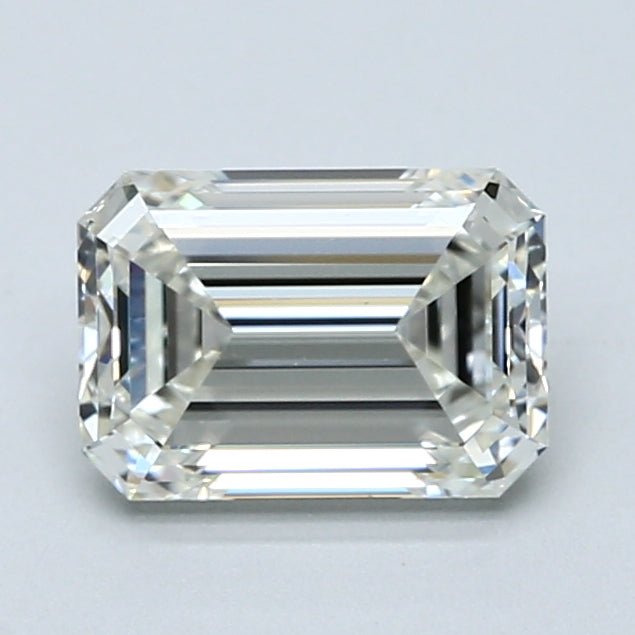 1.5 Carat Emerald - Natural Diamond - 1.71 - J - VS1 - VG - EX - EX - Diamonds By Rothschild