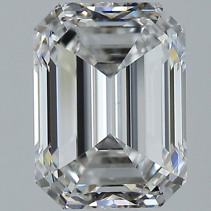 1.5 Carat Emerald - Natural Diamond - 1.72 - F - VS1 - VG - EX - EX - Diamonds By Rothschild