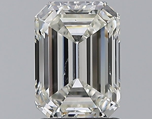 1.5 Carat Emerald - Natural Diamond - 1.72 - I - SI1 - VG - EX - EX - Diamonds By Rothschild