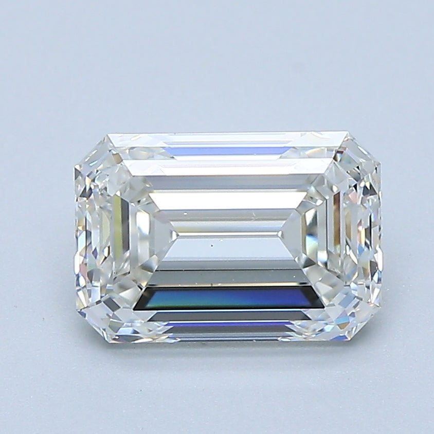1.5 Carat Emerald - Natural Diamond - 1.85 - H - VS1 - VG - EX - EX - Diamonds By Rothschild