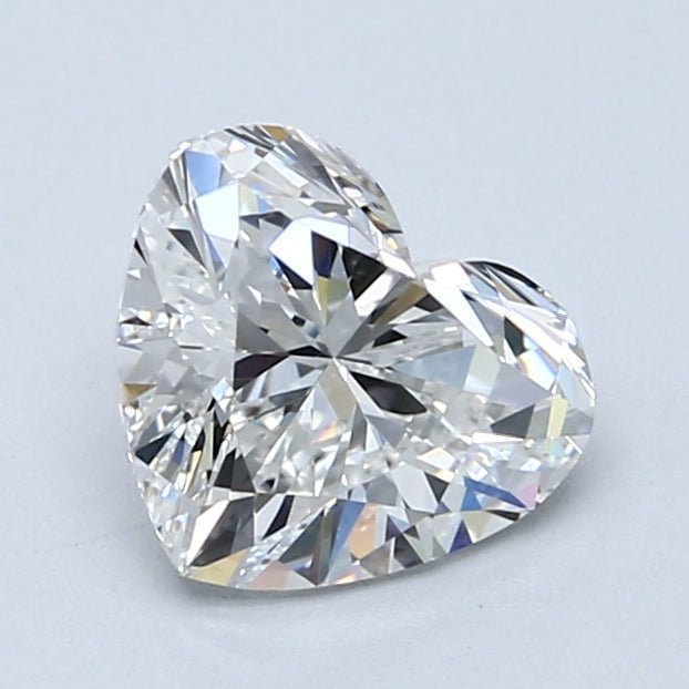 1.5 Carat Heart - Natural Diamond - 1.5 - G - SI1 - EX - EX - VG - Diamonds By Rothschild