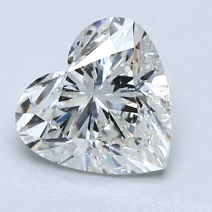 1.5 Carat HEART - Natural Diamond - 1.5 - I - I1 - EX - EX - VG - Diamonds By Rothschild