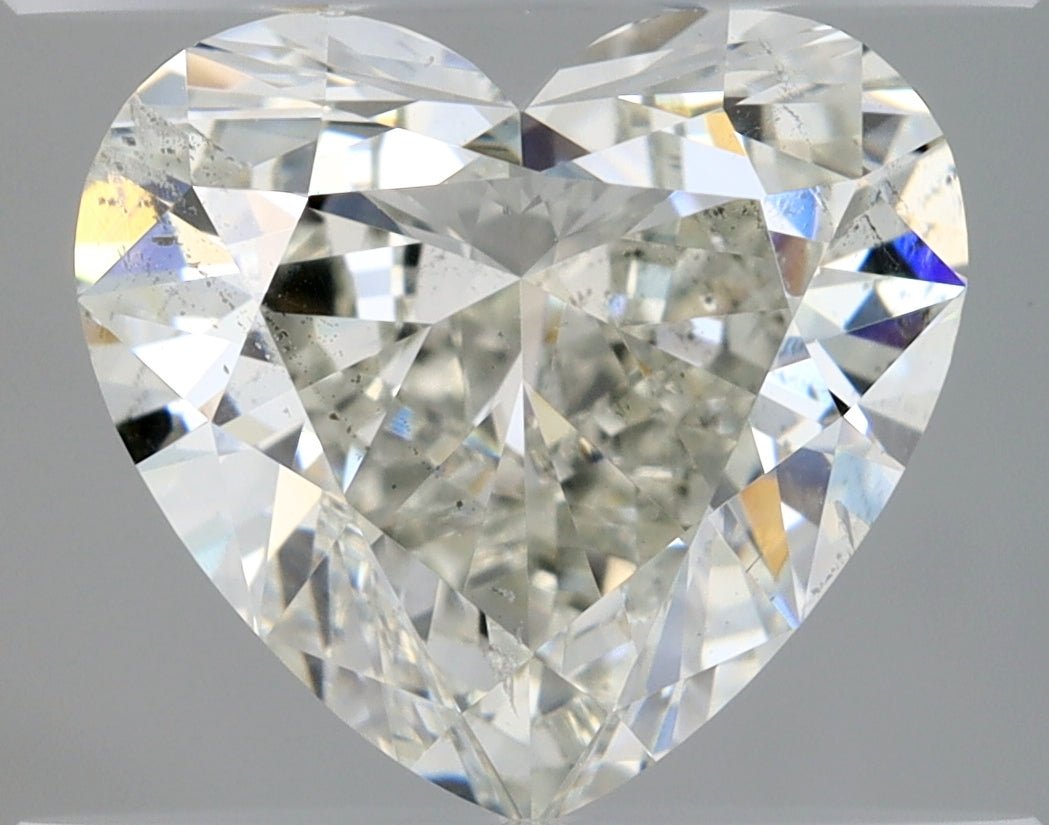 1.5 Carat Heart - Natural Diamond - 1.5 - J - SI2 - EX - VG - Diamonds By Rothschild