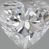 1.5 Carat Heart - Natural Diamond - 1.51 - D - Very Slightly Included - VG - VG - G - Diamonds By Rothschild