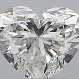 1.5 Carat Heart - Natural Diamond - 1.51 - F - VS2 - VG - EX - EX - Diamonds By Rothschild