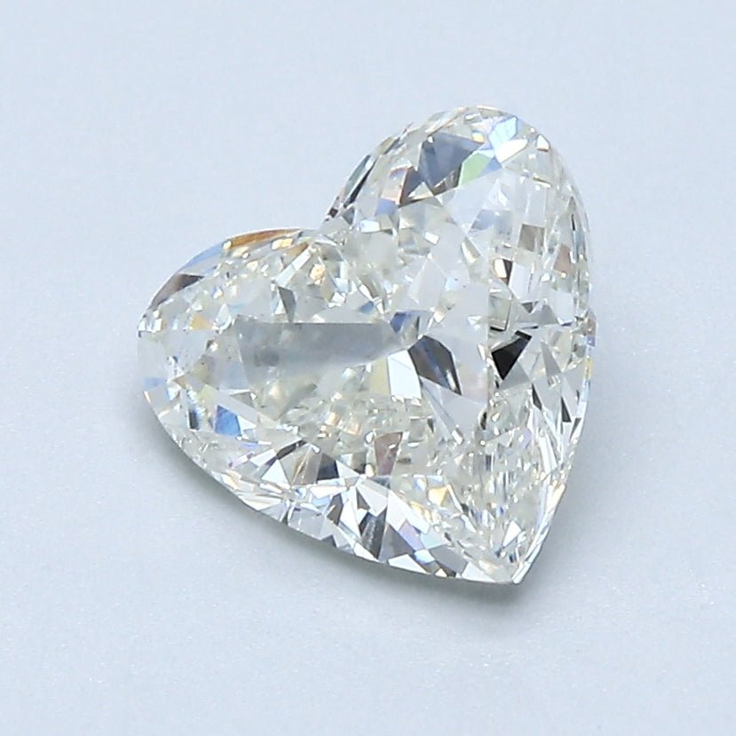 1.5 Carat Heart - Natural Diamond - 1.51 - J - SI2 - VG - G - G - Diamonds By Rothschild